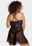 Camisola em tule .